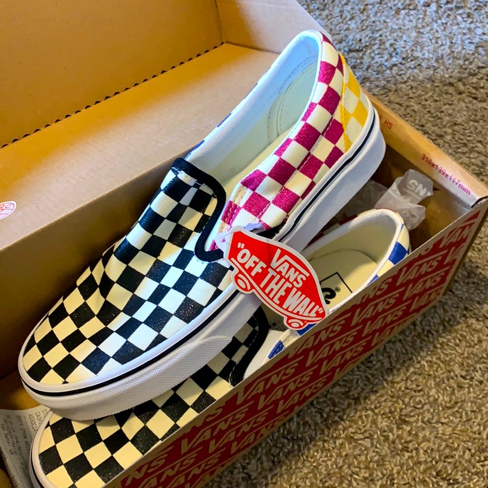 NWT Sparkle Vans | Size 8
